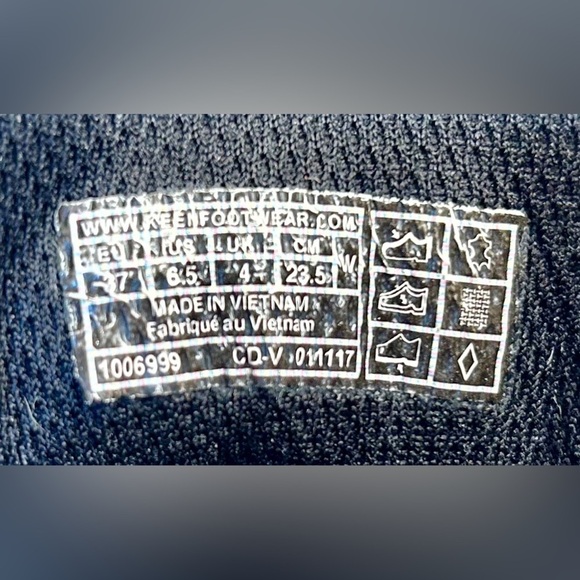 Keen Women’s PTC Oxford, Black Soft Toe Work Shoes, Size 6 1/2 - Picture 9 of 10